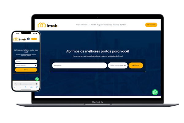 Site Completo para Imobiliária