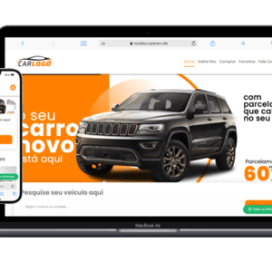 Template para Garagem venda de veículos