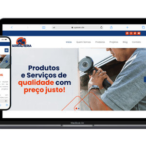 Template de Site para Serralheria e Indústrias - WordPress + Elementor, Totalmente Editável