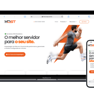 Template de Site para Hospedagem de Sites Editável