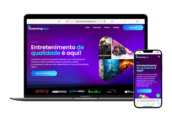 Template IPTV Editável