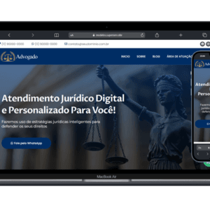 Template Site para Advogado 100% Responsivo