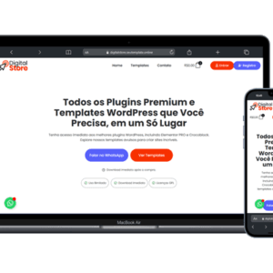 Template Loja de Produto Digital 100% Editável