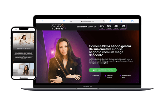 landingpage para cursos