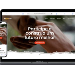 Template Site para ONG 100% Editável