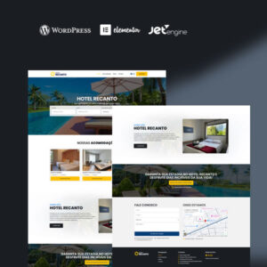 Template WordPress para Hotéis e Pousadas 100% Editável