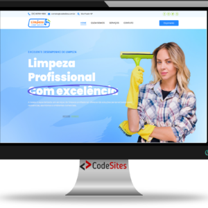 Site para Empresa de Limpeza e Prestadora de Serviços - WordPress + Elementor 2025