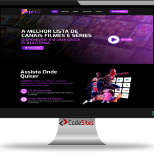 Site para IPTV - Desenvolvido em WordPress com Elementor 2025