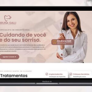 Template Landingpage para dentistas editável