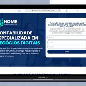 Landingpage contabilidade 100% Editável