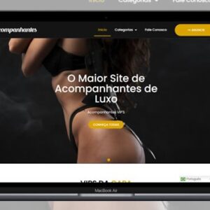 Template Site Acompanhante de Luxo Editável