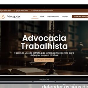 Template site para advogados 100% Editável