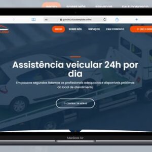 Site Empresa de Guincho 100% Editável