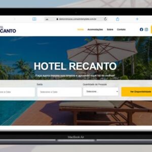 Site para Hoteis e Pousadas 100% Editável