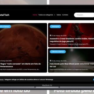 Template Blog Portal Tech 100% Editável