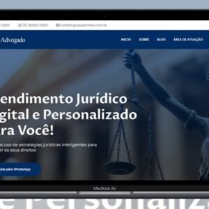 Template site advocacia 100% editável