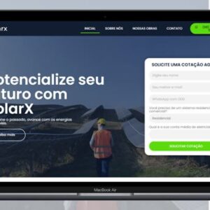 Site Energia Solar 100% Editável WP