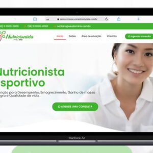Template site para nutricionista editável