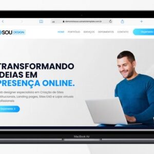 Template Site para Portfólio 100% Editável