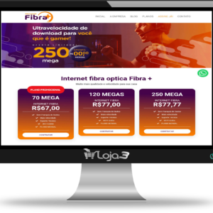 Site para Provedores de Internet 100% responsivo em PHP com Painel Administrativo