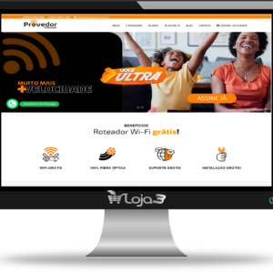 Script Site para Provedores de Internet 100% responsivo em PHP com Painel Administrativo