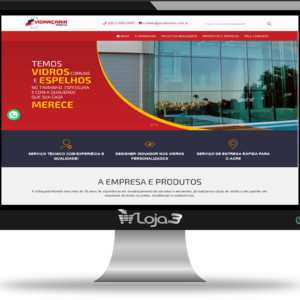 Site para Vidraçaria 100% responsivo em PHP com Painel Administrativo