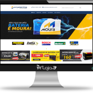 Site Script Loja Virtual Venda de Baterias 100% responsivo em PHP