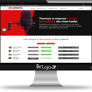 Script Site para Locutores 100% responsivo em PHP com Painel Administrativo