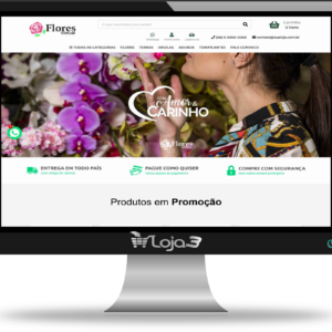 Loja Virtual Script Site para Floricultura em PHP com Painel Administrativo