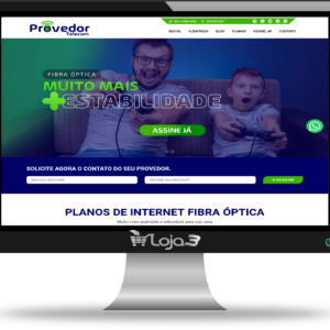 Site para Provedores de Internet 100% responsivo em PHP com Painel Administrativo