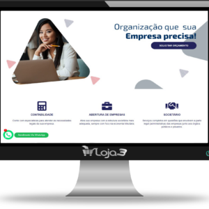 Script Site Pronto para Contabilidade e Contadores em php