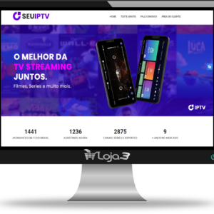 Site Pronto em PHP para IPTV 100% Responsivo
