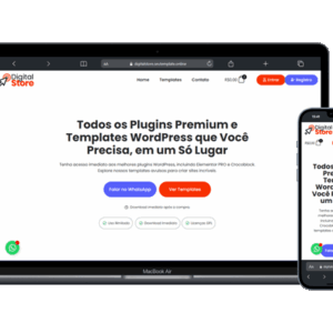 Loja Pronta Template Loja de Produto Digital 100% Editável 2025