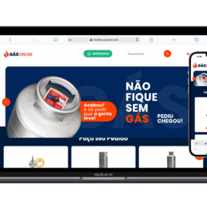 Site Delivery Gás Online - Rápido, Funcional e 100% Editável 2025